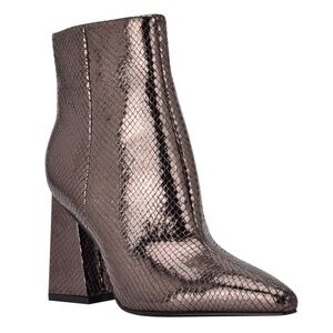 Brand New Marc Fisher Kulika Silver Metallic Boot!